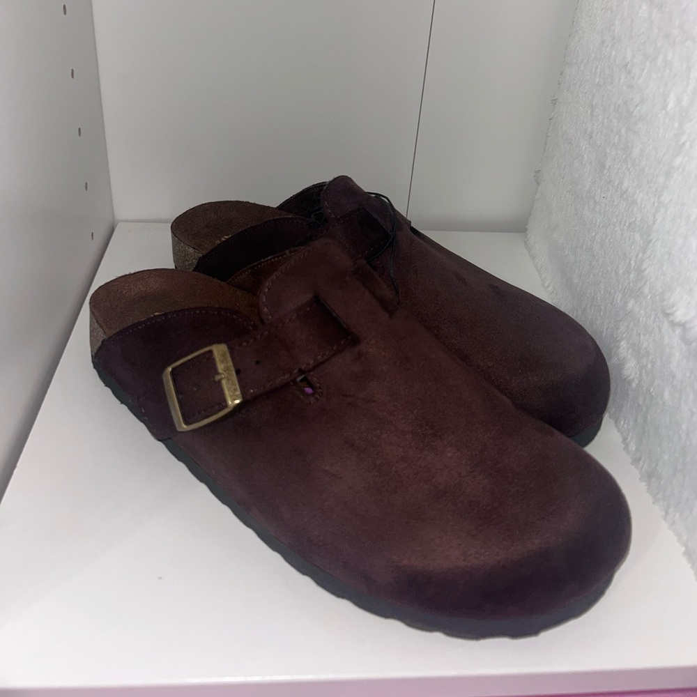 Women’s brown mules / clogs